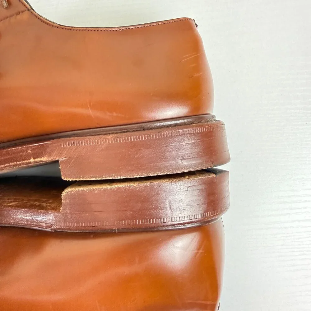 Church's Custom Grade Shannon Polished Binder Derby Brown Leather Shoes
